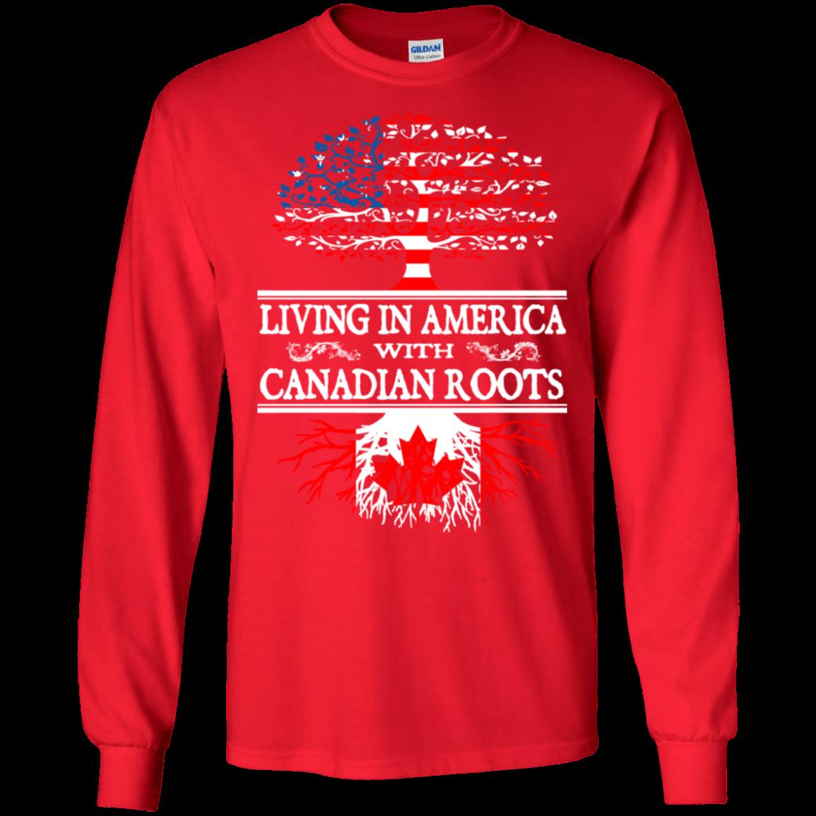 Living In American With Canadian Roots Canadian Roots T Shirt Hoodies Sweatshirt 7 » Cool Gifts for You - Mfamilygift Living In American With Canadian Roots Canadian Roots T Shirt Hoodies Sweatshirt 7