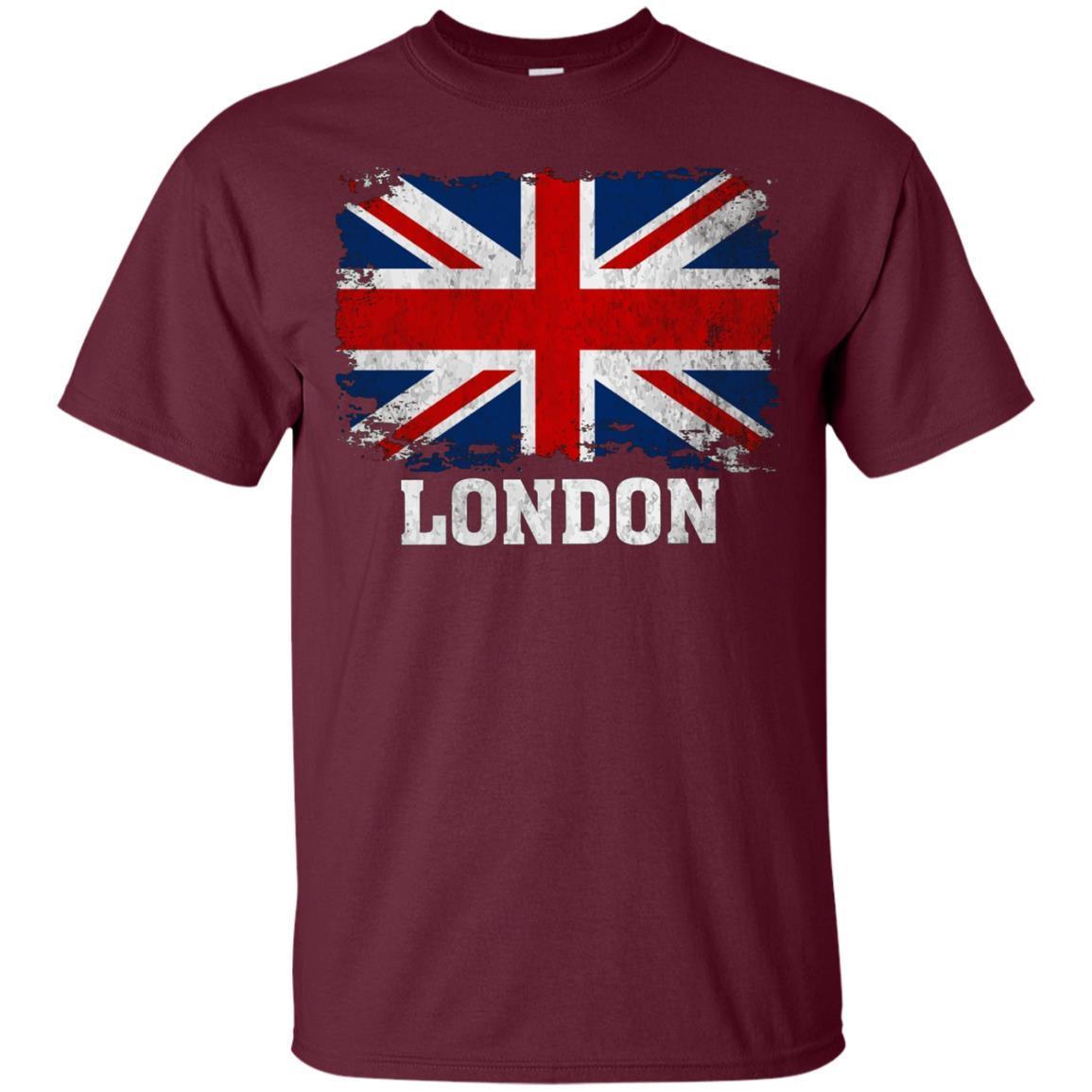 London England British Flag Vintage Union Jack T-shirt 4 » Cool Gifts for You - Mfamilygift London England British Flag Vintage Union Jack T-shirt 4