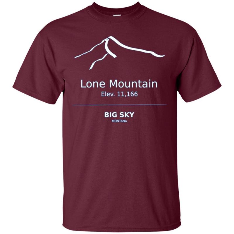 Lone Mountain Peak Elevation 11,166 Big Sky Montana Shirt 2 » Cool Gifts for You - Mfamilygift Lone Mountain Peak Elevation 11,166 Big Sky Montana Shirt 2