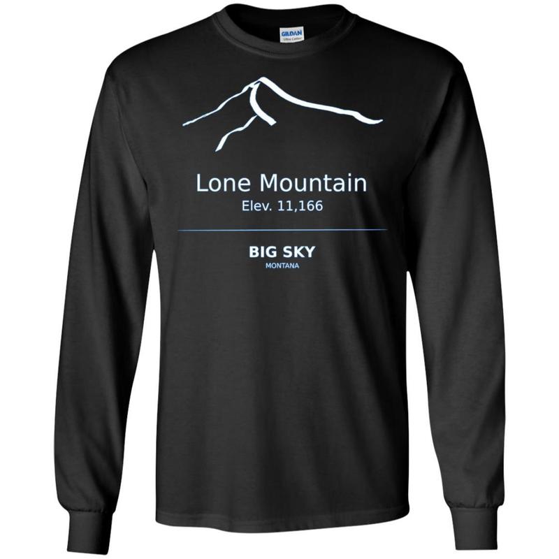Lone Mountain Peak Elevation 11,166 Big Sky Montana Shirt 6 » Cool Gifts for You - Mfamilygift Lone Mountain Peak Elevation 11,166 Big Sky Montana Shirt 6