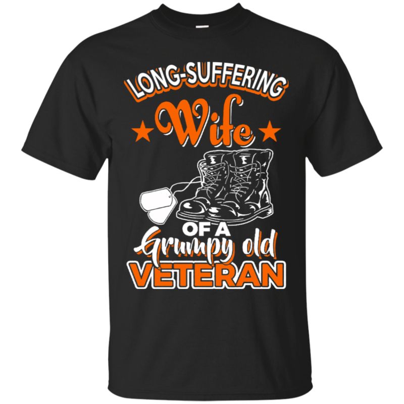 Long-suffering Wife Of A Grumpy Old Veteran Veteran Wife T Shirt Hoodies Sweatshirt Long-suffering Wife Of A Grumpy Old Veteran Veteran Wife T Shirt Hoodies Sweatshirt