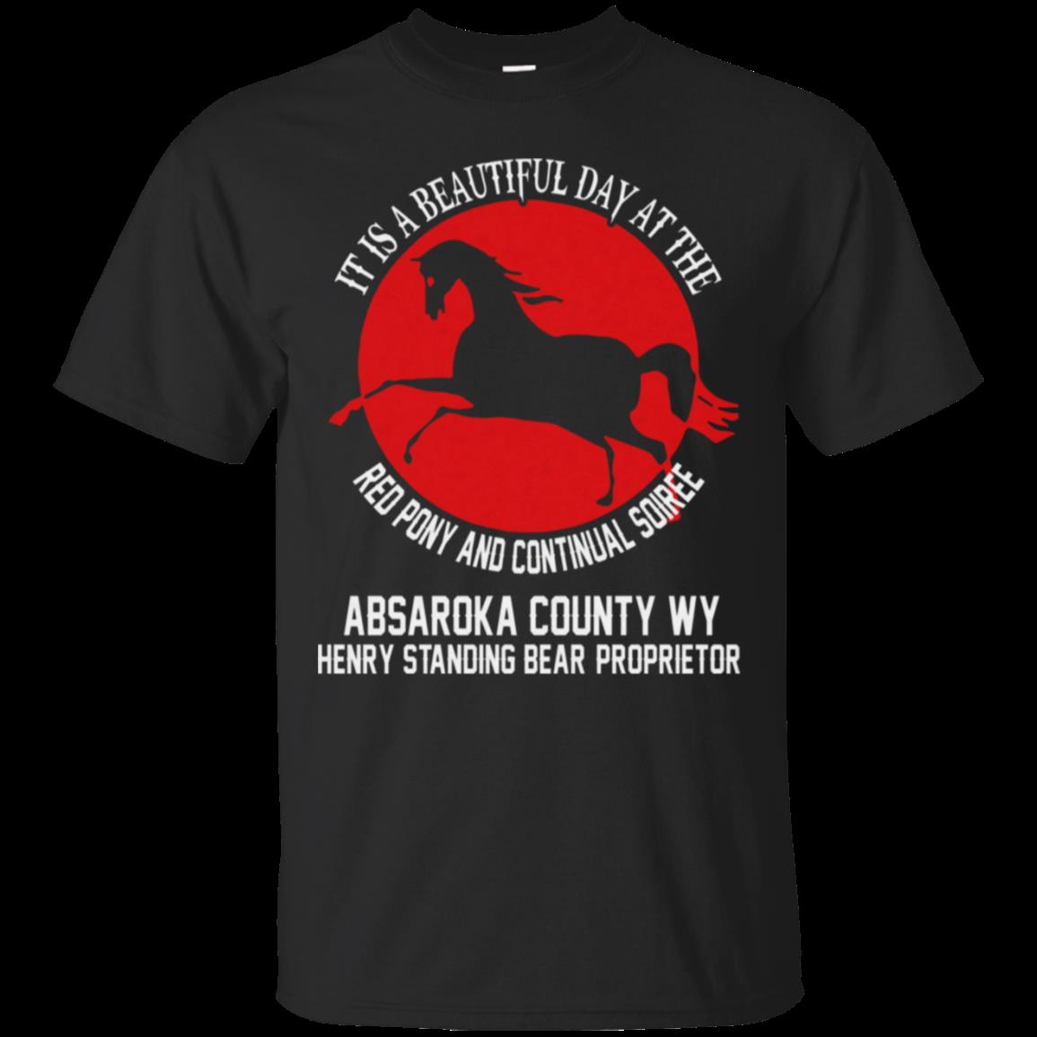 Longmire Shirts Red Pony Absaroka County