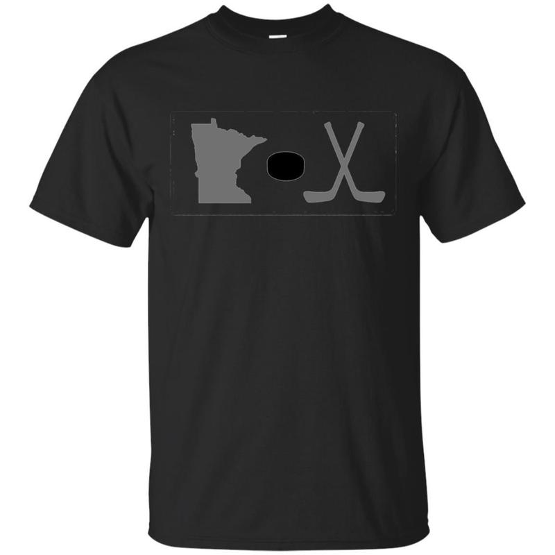 Minnesota Puck Hockey Official T-shirt Mn State Love Hockey