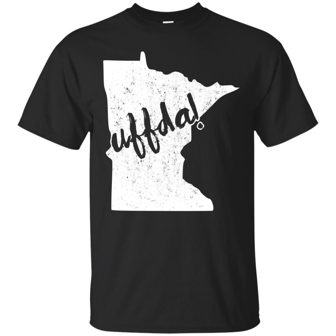 Minnesota Uffda! Scandinavian Distressed T-shirt