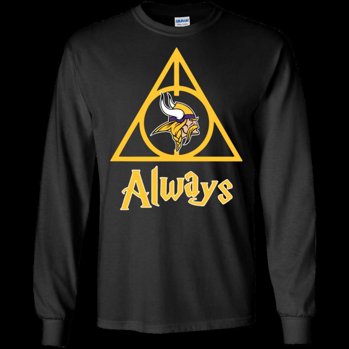 Minnesota Vikings Always Harry Potter Deathly Hallows Ultra Cotton Shirt