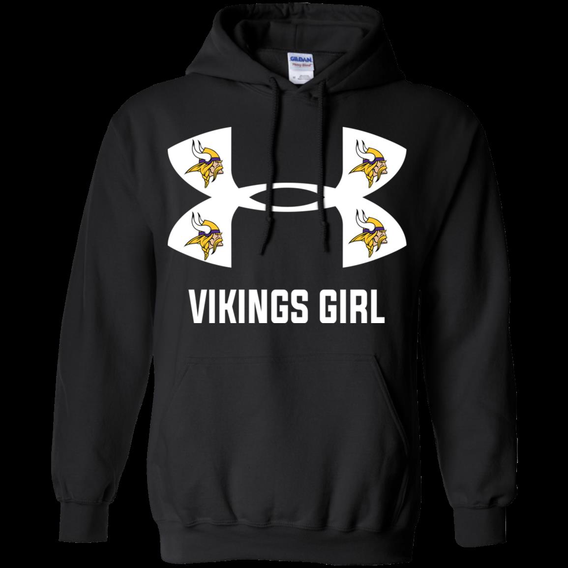 Minnesota Vikings Girl Under Armour Football Nfl Shirt Hoodie Minnesota Vikings Girl Under Armour Football Nfl Shirt Hoodie