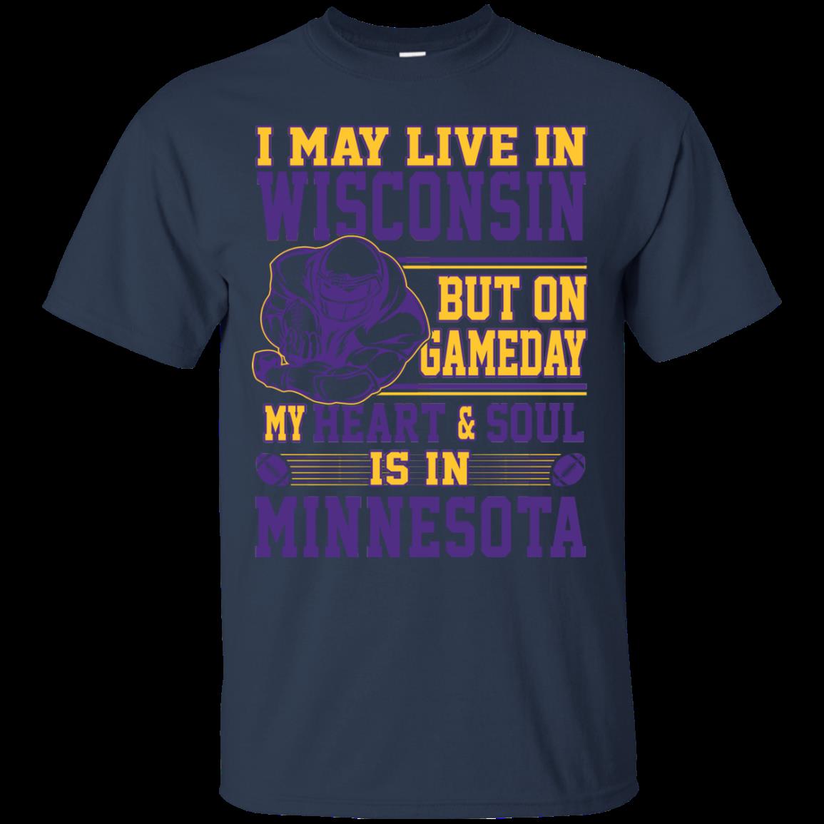 Minnesota Vikings Wisconsin Shirts On Gameday My Heart Is In Minnesota 1 » Cool Gifts for You - Mfamilygift Minnesota Vikings Wisconsin Shirts On Gameday My Heart Is In Minnesota 1