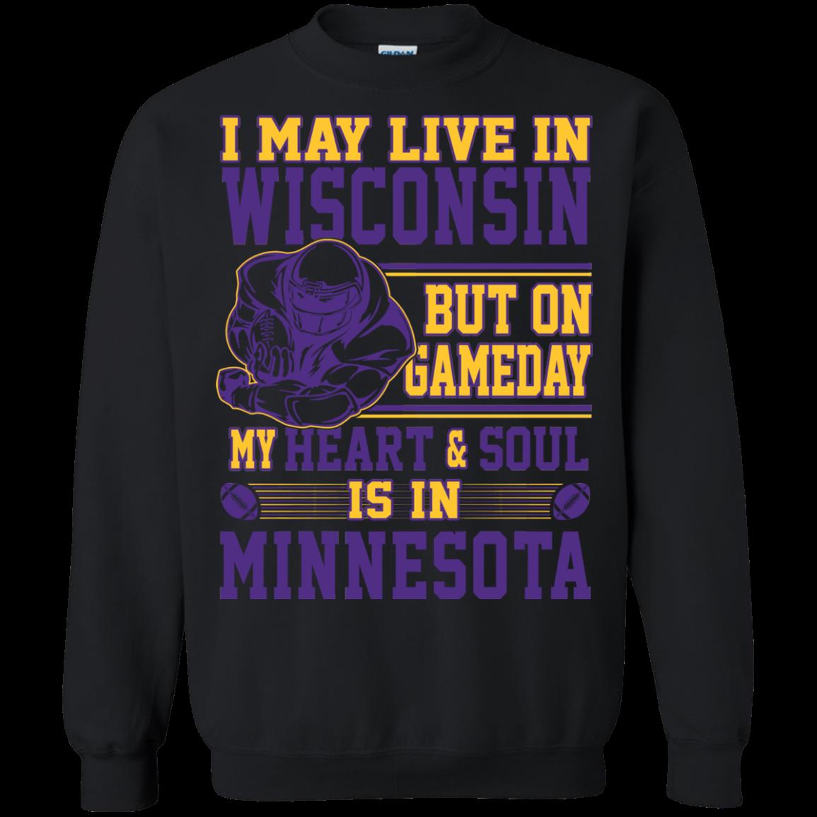 Minnesota Vikings Wisconsin Shirts On Gameday My Heart Is In Minnesota 3 » Cool Gifts for You - Mfamilygift Minnesota Vikings Wisconsin Shirts On Gameday My Heart Is In Minnesota 3