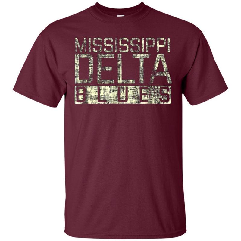 Mississippi Delta Blues Vintage Retro Distressed Tee Shirt 2 » Cool Gifts for You - Mfamilygift Mississippi Delta Blues Vintage Retro Distressed Tee Shirt 2