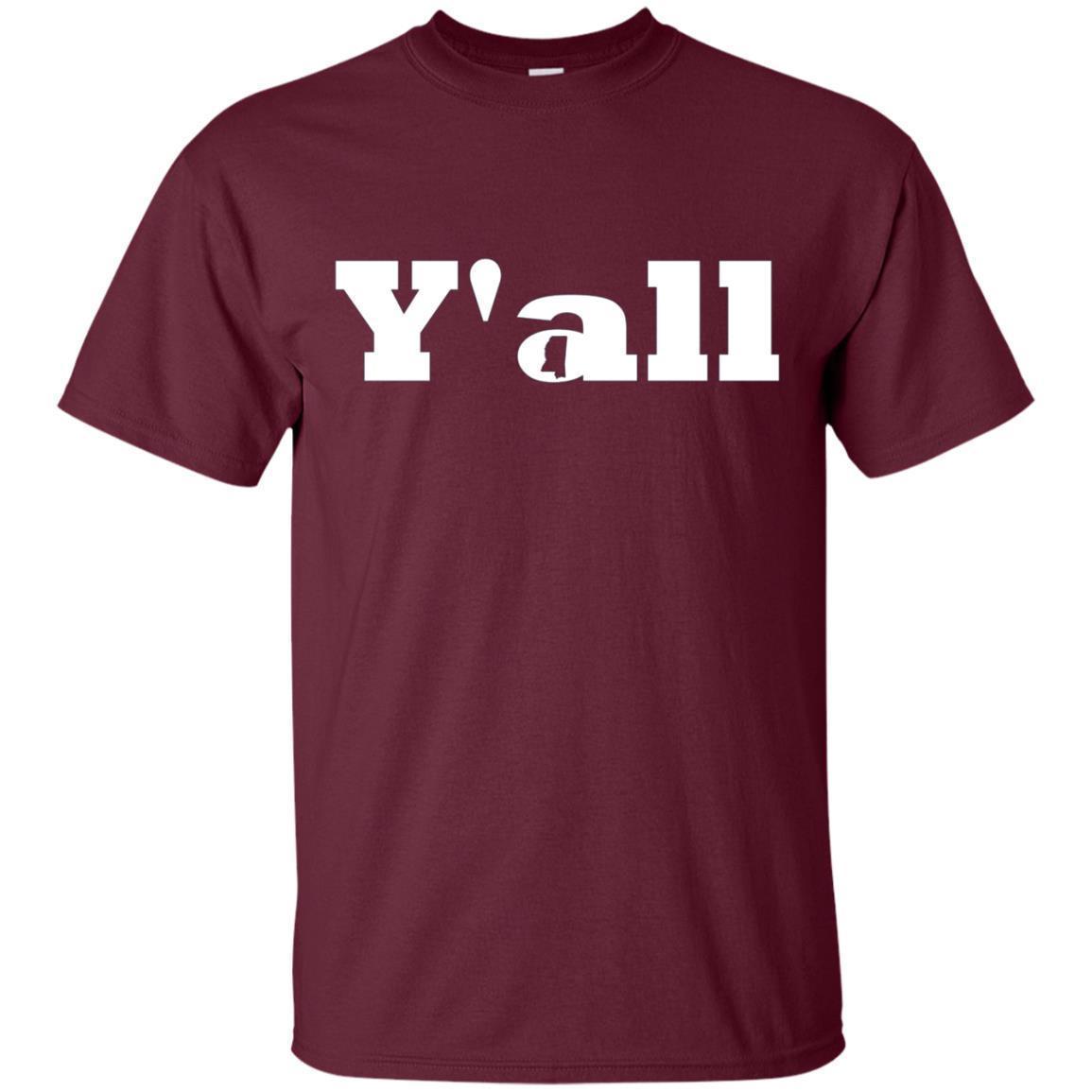 Mississippi Y’all State Outline T-shirt 2 » Cool Gifts for You - Mfamilygift Mississippi Y’all State Outline T-shirt 2