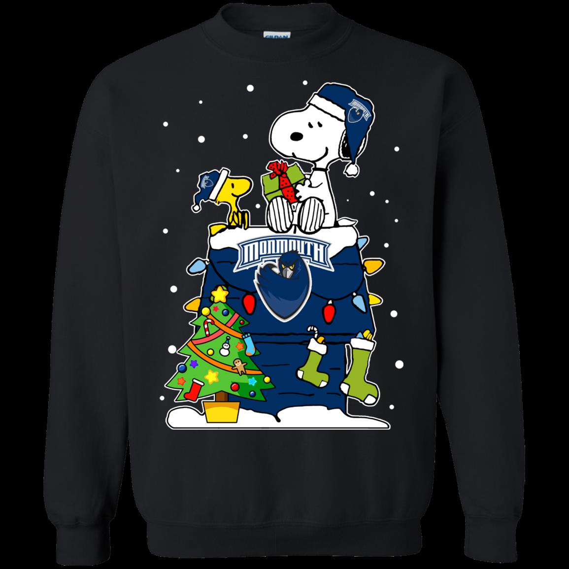 Monmouth Hawks Ugly Christmas Sweaters Snoopy Hoodies Sweatshirts Monmouth Hawks Ugly Christmas Sweaters Snoopy Hoodies Sweatshirts