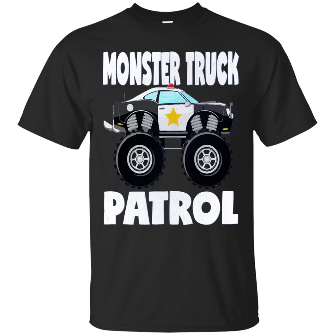 Monster Truck Patrol Vintage Police Monster Trucks T-shirt Monster Truck Patrol Vintage Police Monster Trucks T-shirt