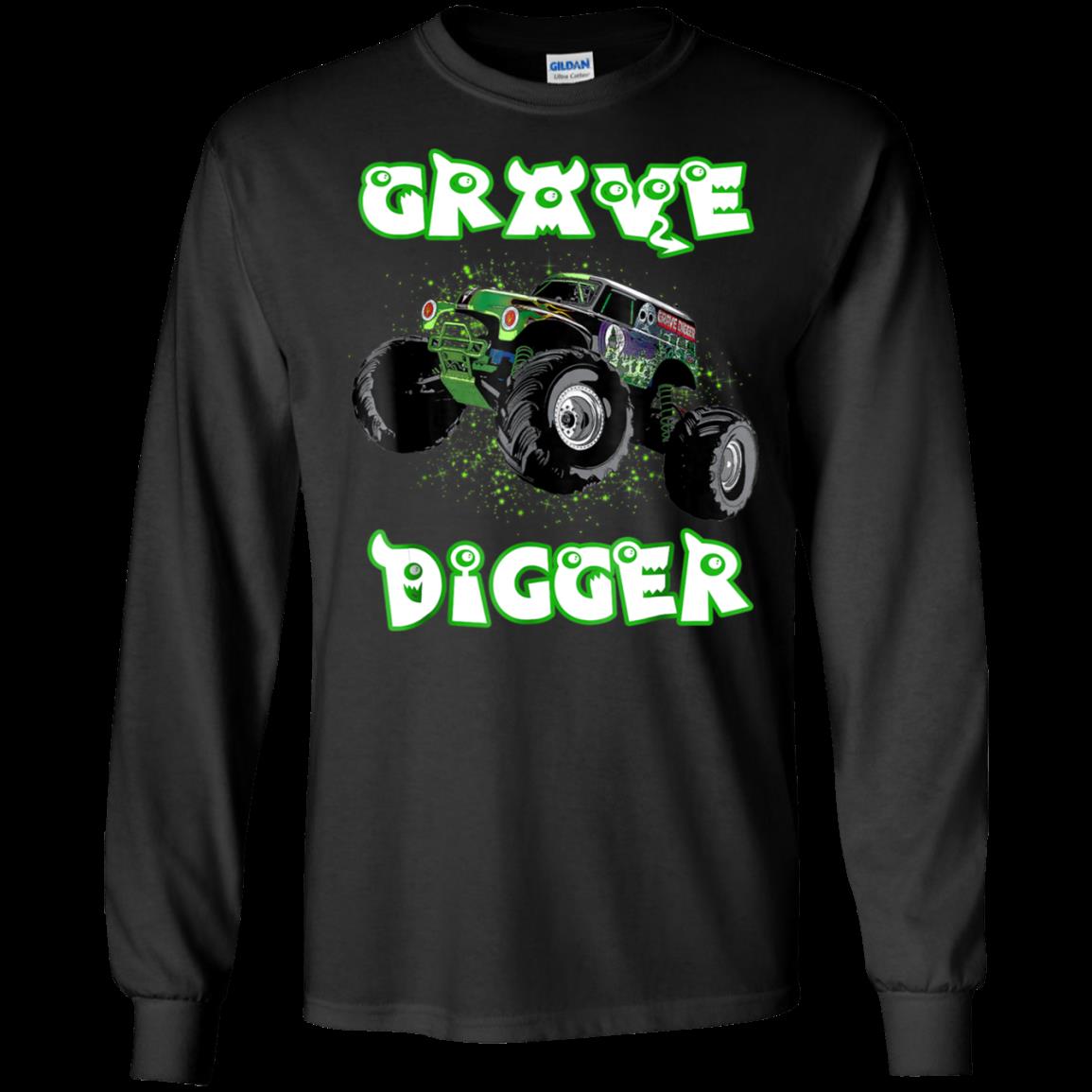 Monster Truck Shirt Grave Green Digger Racing Gift Ultra Cotton Shirt Monster Truck Shirt Grave Green Digger Racing Gift Ultra Cotton Shirt