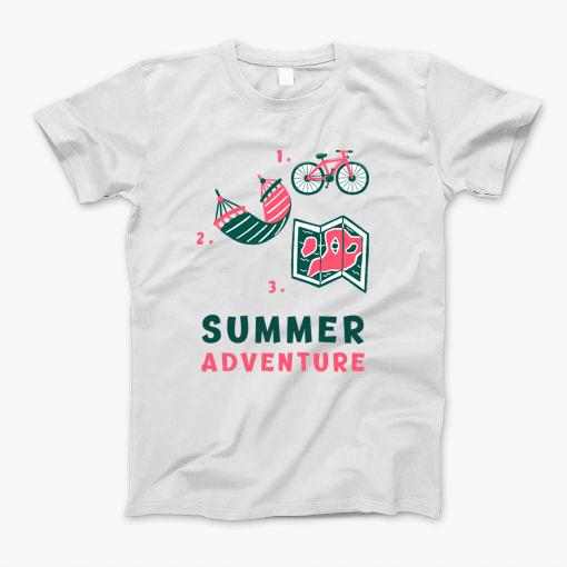 Summer Adventure Cool Tshirt T-Shirt Summer Adventure Cool Tshirt T-Shirt