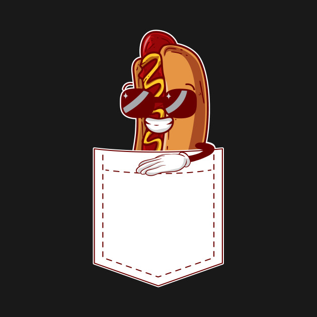 Hotdog Pocket Shirt Wiener Fast Food Meat Sausage T-Shirt 1 » Cool Gifts for You - Mfamilygift Hotdog Pocket Shirt Wiener Fast Food Meat Sausage T-Shirt 1