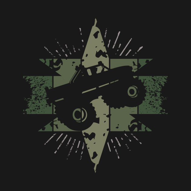 Monster Truck Camoflash T-Shirt 1 » Cool Gifts for You - Mfamilygift Monster Truck Camoflash T-Shirt 1