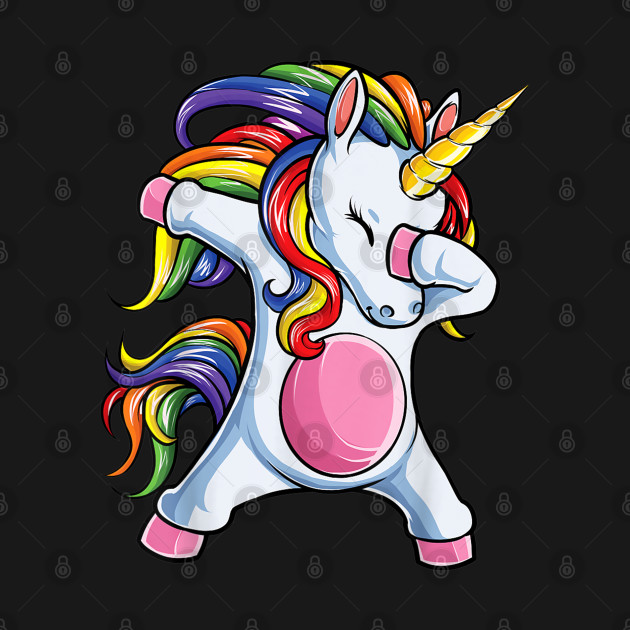 Dabbing Unicorn Girls Kids Women T-Shirt Rainbow Unicorns T-Shirt 1 » Cool Gifts for You - Mfamilygift Dabbing Unicorn Girls Kids Women T-Shirt Rainbow Unicorns T-Shirt 1