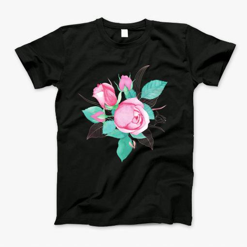 Pink Flowers T-Shirt