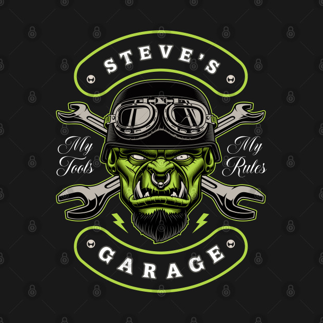 Steves Garage Personalized Mens Gift T-Shirt 1 » Cool Gifts for You - Mfamilygift Steves Garage Personalized Mens Gift T-Shirt 1