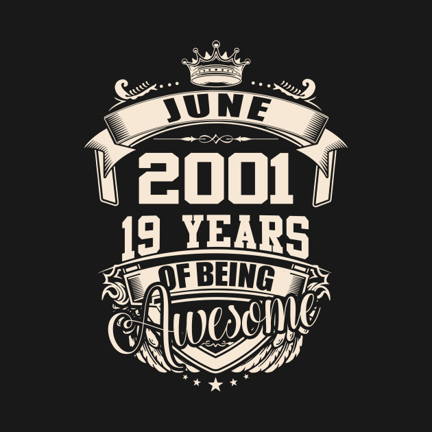 Legends Born In June 2001 19 Years Of Being Awesome Vintage Birthday Gift Shirt T-Shirt 1 » Cool Gifts for You - Mfamilygift Legends Born In June 2001 19 Years Of Being Awesome Vintage Birthday Gift Shirt T-Shirt 1