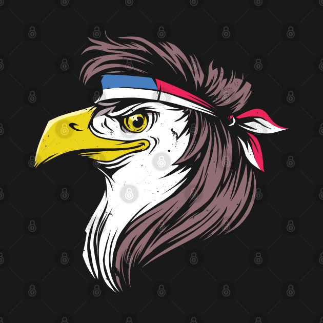 American Mullet Eagle T-Shirt 1 » Cool Gifts for You - Mfamilygift American Mullet Eagle T-Shirt 1