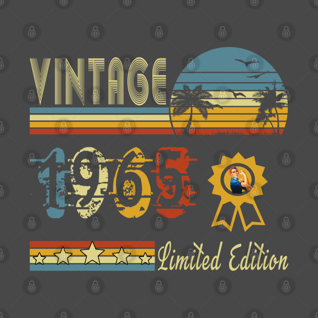 Vintage 1965 Limited Edition 55Th T-Shirt 1 » Cool Gifts for You - Mfamilygift Vintage 1965 Limited Edition 55Th T-Shirt 1