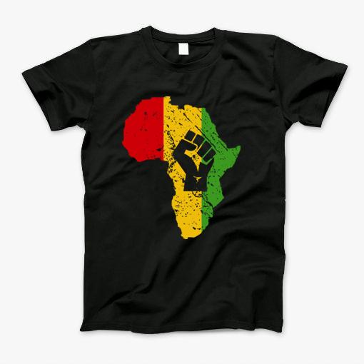 Africa Power Anti Racism T-Shirt Africa Power Anti Racism T-Shirt