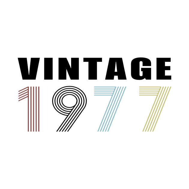 Vintage 1977 T-Shirt 1 » Cool Gifts for You - Mfamilygift Vintage 1977 T-Shirt 1