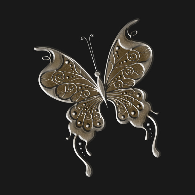 Butterfly Elegant T-Shirt 1 » Cool Gifts for You - Mfamilygift Butterfly Elegant T-Shirt 1
