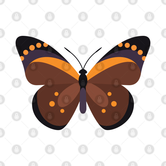 Butterfly Brown T-Shirt 1 » Cool Gifts for You - Mfamilygift Butterfly Brown T-Shirt 1