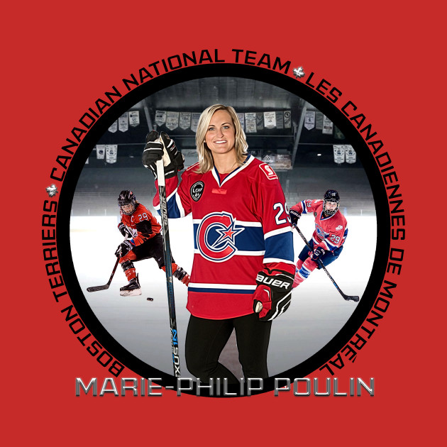 Marie-Philip Poulin Canada Hockey (Red) T-Shirt 1 » Cool Gifts for You - Mfamilygift Marie-Philip Poulin Canada Hockey (Red) T-Shirt 1