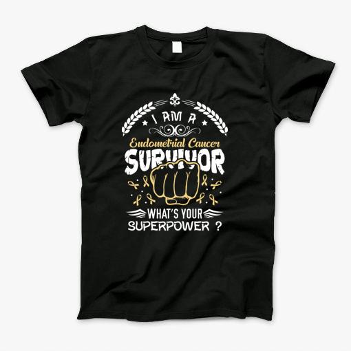 I Am Endometrial Cancer Survivor T-Shirt