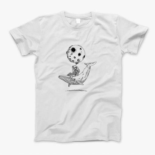 Humpback Whale And The Astronaut T-Shirt