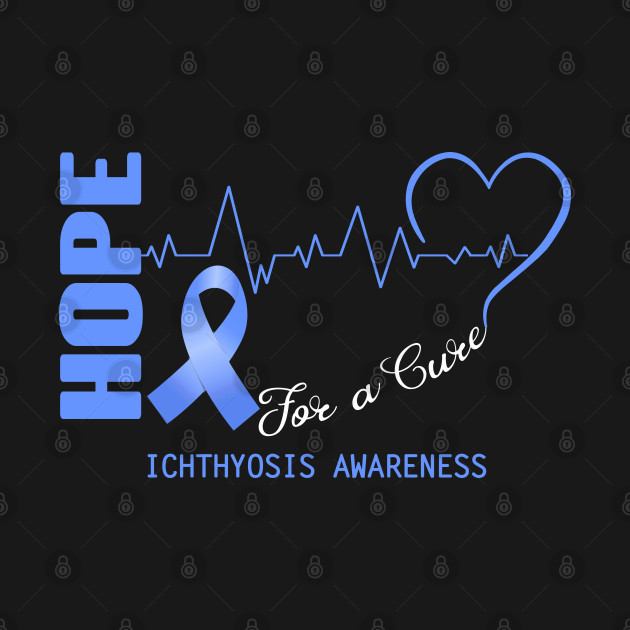 Hope For A Cure Ichthyosis Awareness Support Ichthyosis Warrior Gifts T-Shirt 1 » Cool Gifts for You - Mfamilygift Hope For A Cure Ichthyosis Awareness Support Ichthyosis Warrior Gifts T-Shirt 1