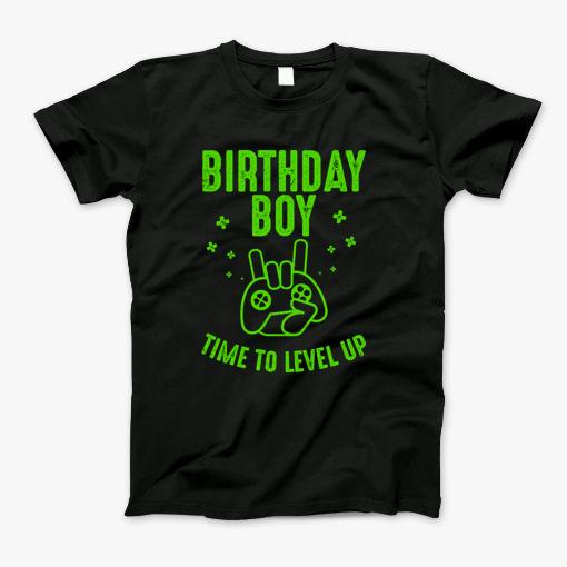 Birthday Boy Video Game Birthday Party T-Shirt