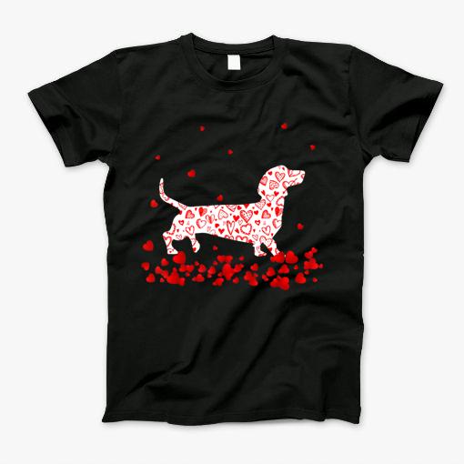 Funny Dachshund Valentines Day Gift Dog Dad Dog Mom T Shirt T-Shirt Funny Dachshund Valentines Day Gift Dog Dad Dog Mom T Shirt T-Shirt
