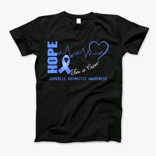 Hope For A Cure Juvenile Arthritis Awareness Support Juvenile Arthritis Warrior Gifts T-Shirt