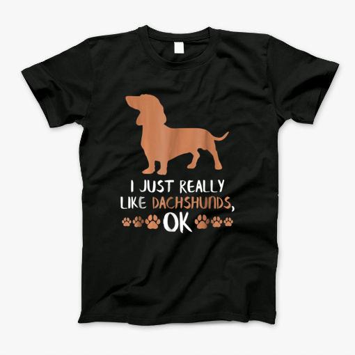 Funny Weiner Dog Dachshund T Shirt Cute Dog Lovers T-Shirt