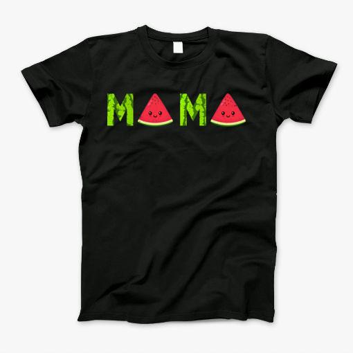 Mama Watermelon Funny Mothers Day T-Shirt