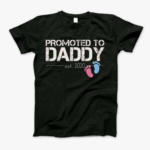 Promoted To Daddy 2020 T-Shirt
