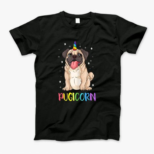 Girl Pugicorn Funny Pug Lover Unicorn Pug Owner T Shirt T-Shirt Girl Pugicorn Funny Pug Lover Unicorn Pug Owner T Shirt T-Shirt