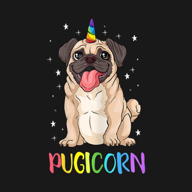 Girl Pugicorn Funny Pug Lover Unicorn Pug Owner T Shirt T-Shirt 1 » Cool Gifts for You - Mfamilygift Girl Pugicorn Funny Pug Lover Unicorn Pug Owner T Shirt T-Shirt 1
