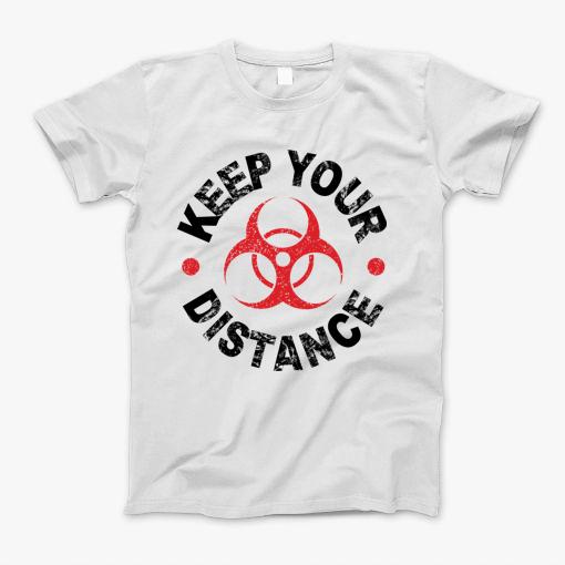 Keep Social Distancing-Black T-Shirt Keep Social Distancing-Black T-Shirt
