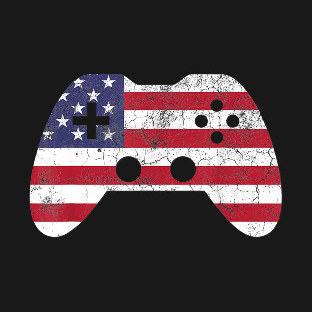 American Flag Video Game Gift Boys T-Shirt 1 » Cool Gifts for You - Mfamilygift American Flag Video Game Gift Boys T-Shirt 1