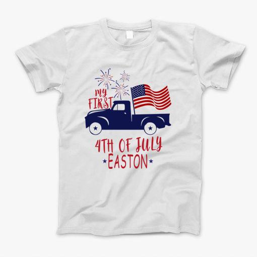 My First 4Th Of July Easton Shirt Independence Day 4Th July Usa Flag Shirt T-Shirt My First 4Th Of July Easton Shirt Independence Day 4Th July Usa Flag Shirt T-Shirt