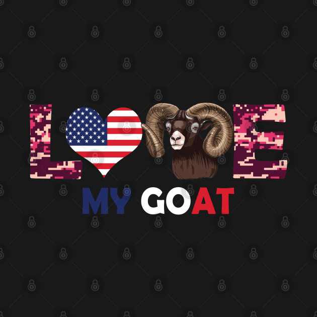 Love My Goat Patriotic American Flag T-Shirt 1 » Cool Gifts for You - Mfamilygift Love My Goat Patriotic American Flag T-Shirt 1