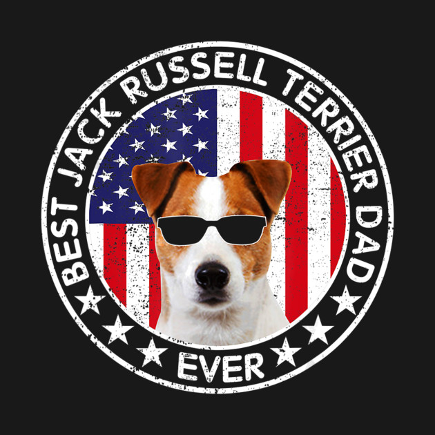 Best Jack Russell Terrier Dad American Flag T Shirts For Dad T-Shirt 1 » Cool Gifts for You - Mfamilygift Best Jack Russell Terrier Dad American Flag T Shirts For Dad T-Shirt 1