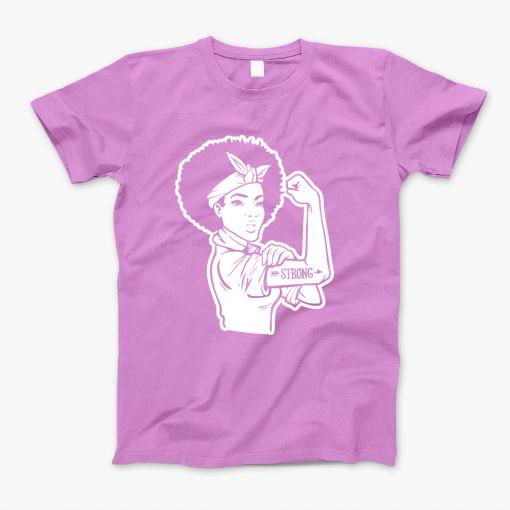 Rosie Strong Afro Woman T-Shirt Rosie Strong Afro Woman T-Shirt
