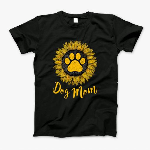 Dog Mom Sunflower T-Shirt