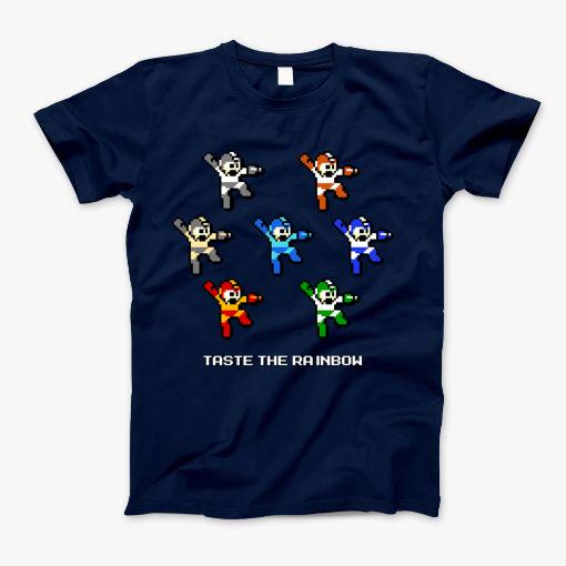 Mega Man Taste The Rainbow T-Shirt